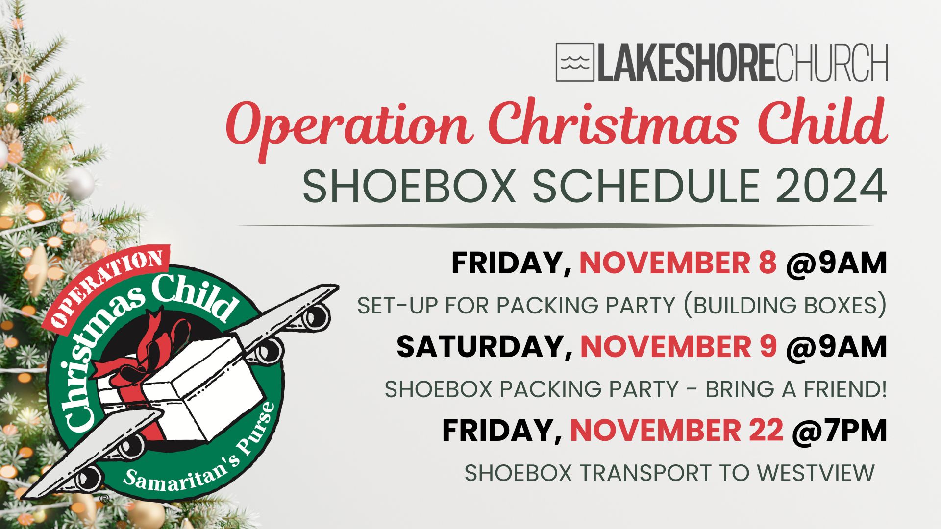 Featured image for “Shoeboxes for Operation Christmas Child”